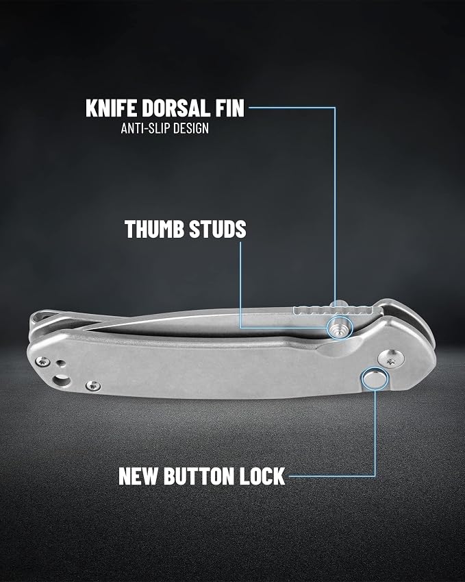 Silver Stainless Steel Handle/AR-RPM9 Steel Blade