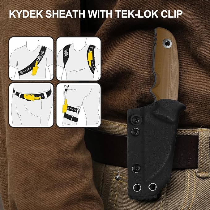 AEB-L Blade+ Brown G10 Handle