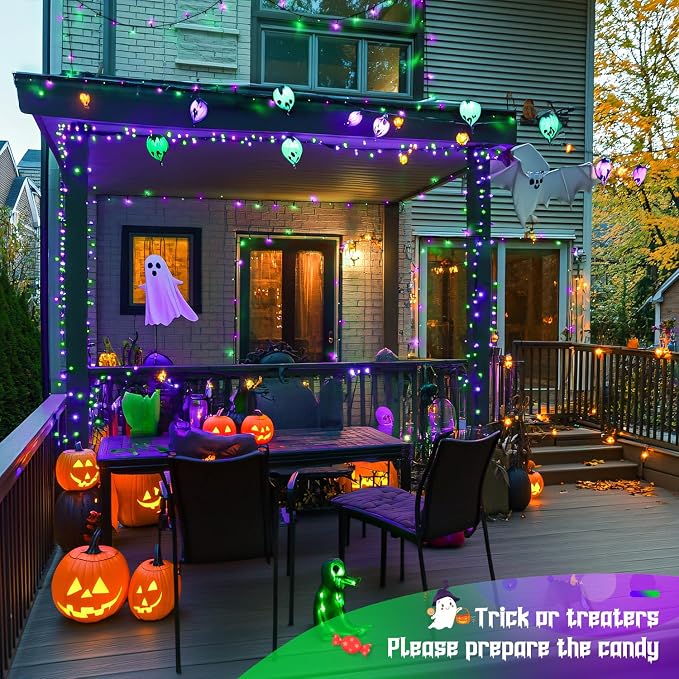 Purple and Green