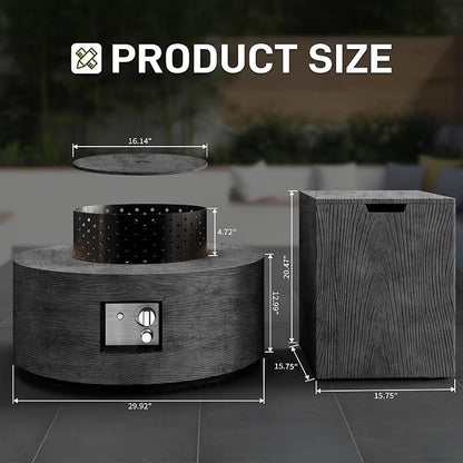 Dark Gray WG - Warm LED