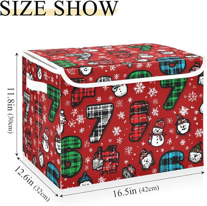 Christmas Red 67 Snowflakes Snowmen