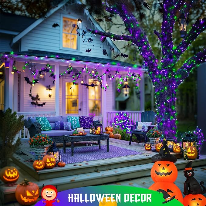 Purple and Green