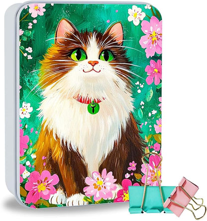White Brown Cat Green Eyes