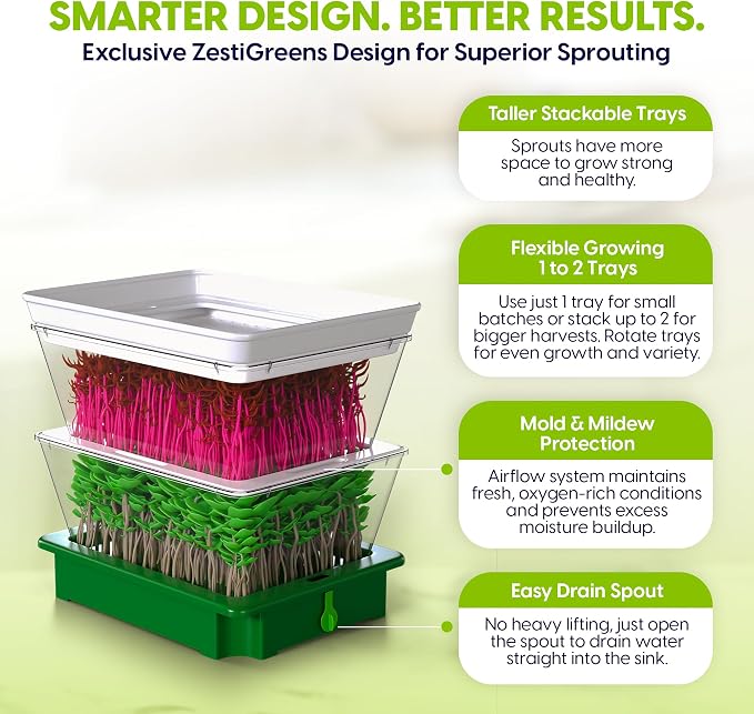 2-Tier Sprouting Kit
