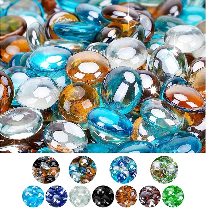 Caribbean Blue, Crystal Ice, Caramel