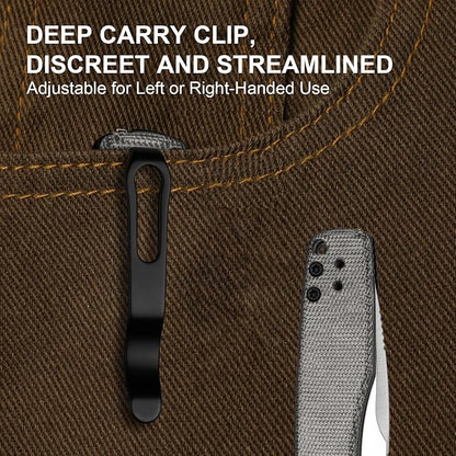AEB-L Steel+Black Norplex UltreXMicarta Handle