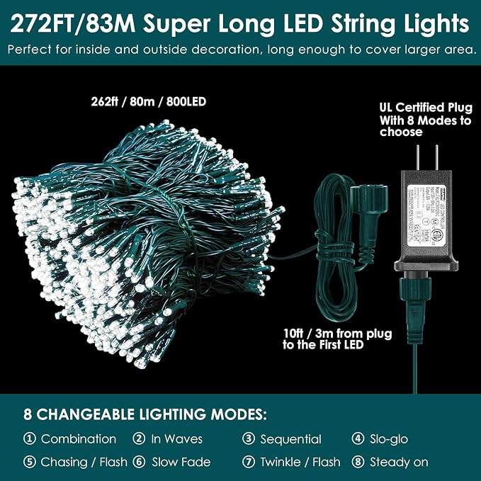 800LED Cool White