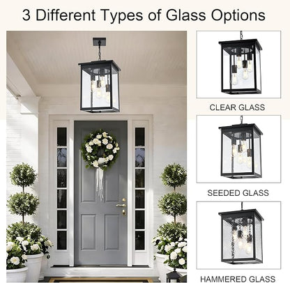 Seeded Glass, Black