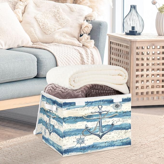 Vintage Blue Sea Pattern