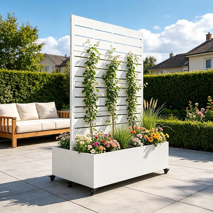 White-louvered