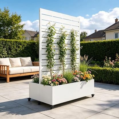 White-louvered