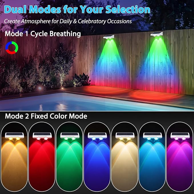 White-3000K / 6 RGB Colors