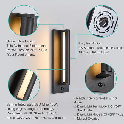 1 Pack Black(with Motion Sensor)
