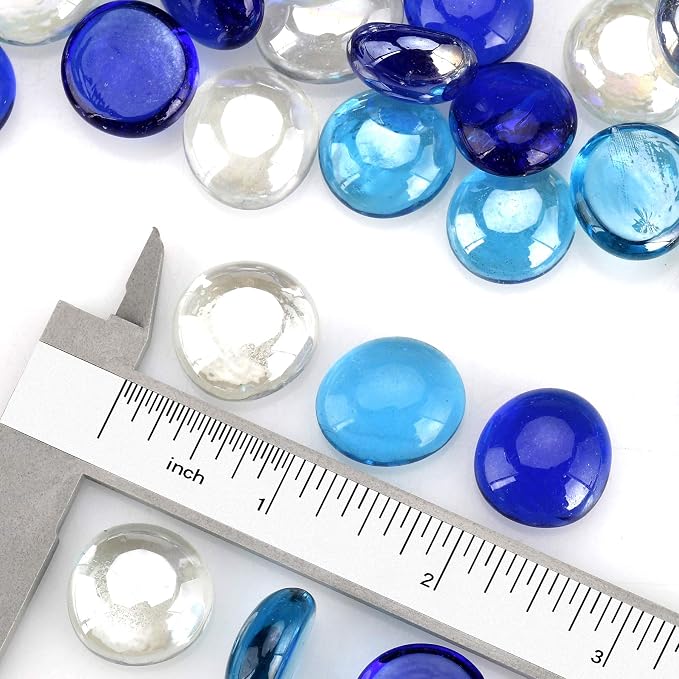 Cobalt Blue, Crystal Ice, Caribbean Blue