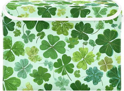 Mint Green Clover Leaf Speckle