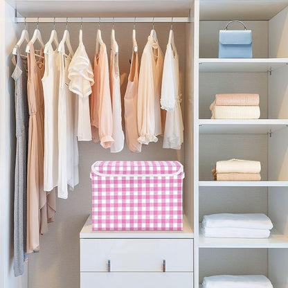 Pink Gingham Checkered