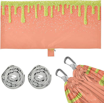 Lime Glitter Coral Orange