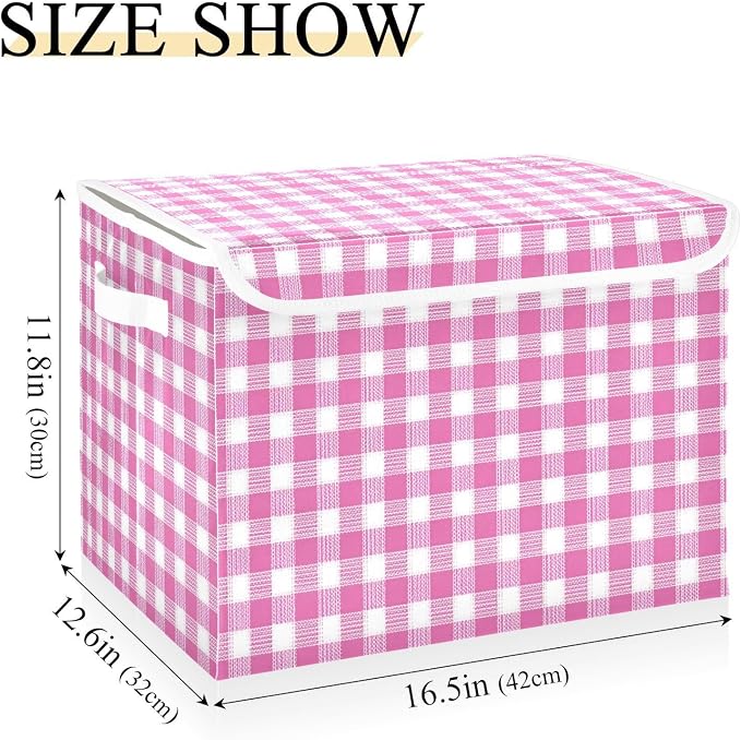 Pink Gingham Checkered