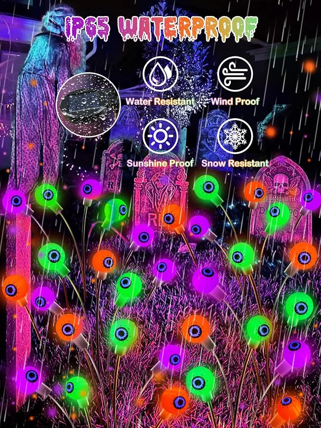 Orange Purple and Green