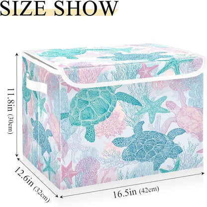 Simple Turtles Starfish Coral