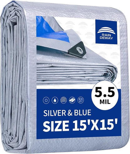 Silver/Blue