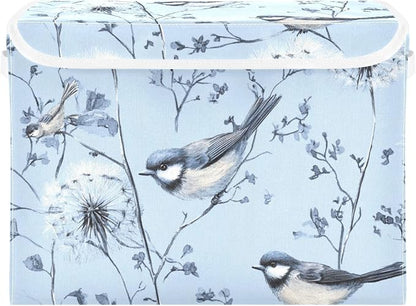 Blue Dandelions and Birds