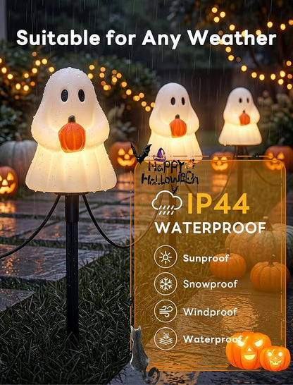 White (Ghost holding Pumpkin)