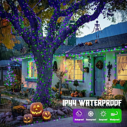 Purple and Green