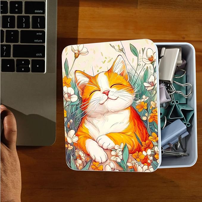 Cute Orange White Cat Flower