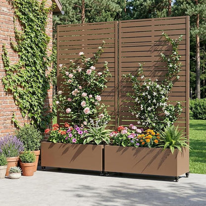 Brown-Louvered