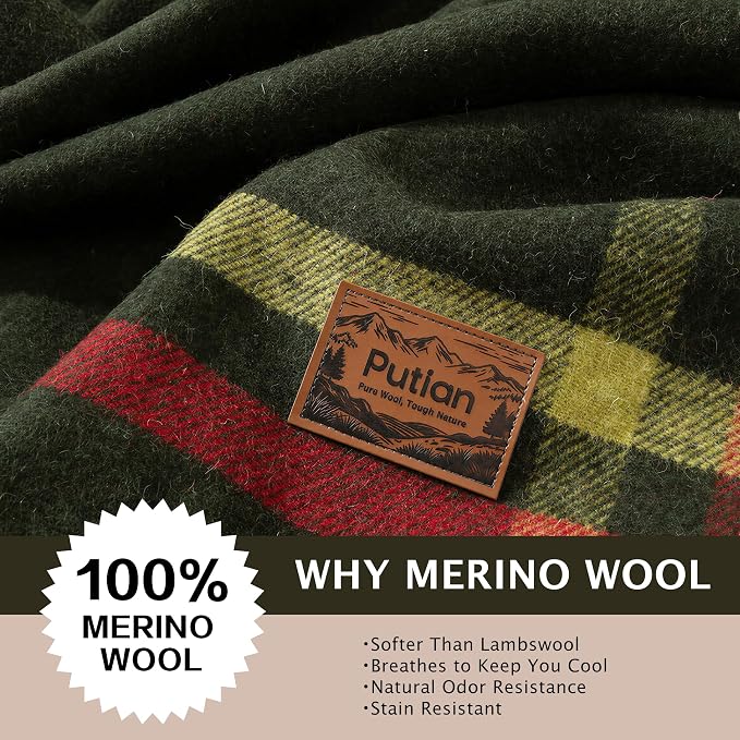 Plaid Pattern Army Green