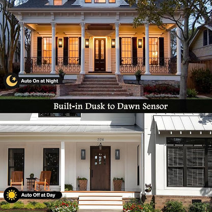 With outlet & dusk to dawn