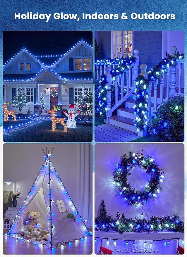 Blue & Pure White