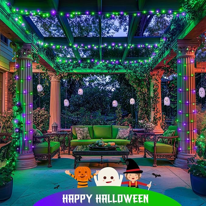 Purple and Green