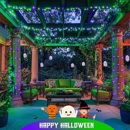 Purple and Green