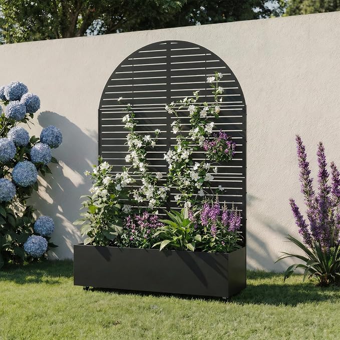 Black-louvered-arched