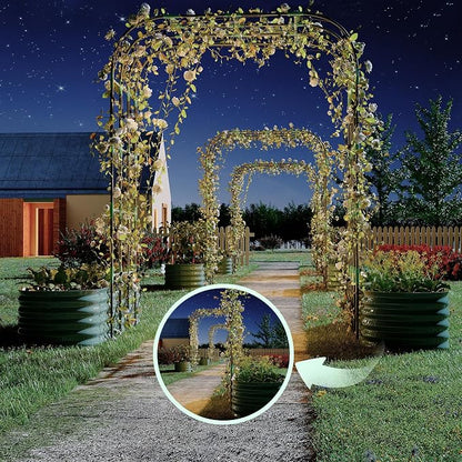 Green w/ Arch Trellis