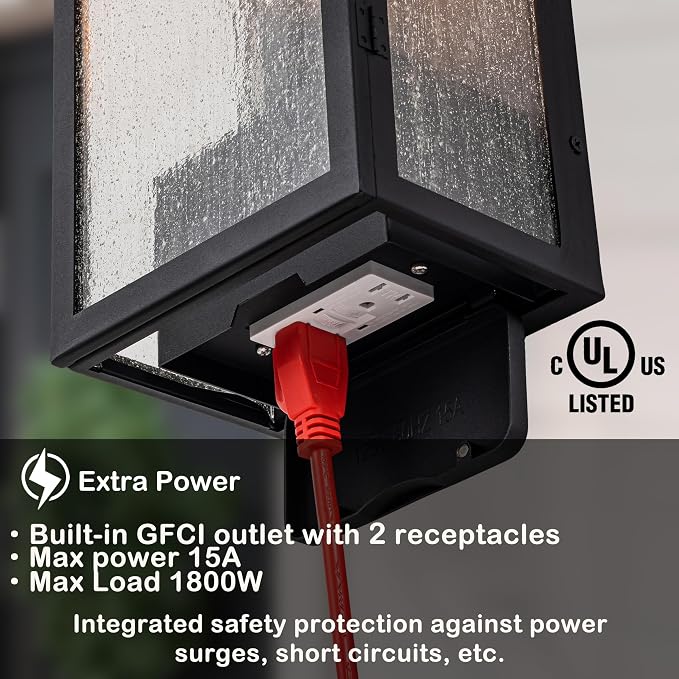With outlet