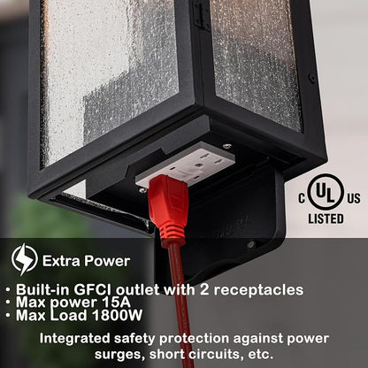 With outlet