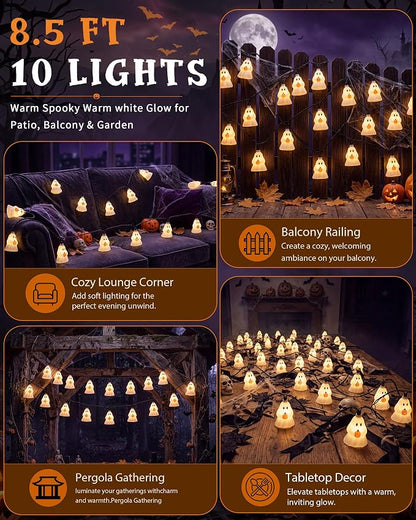 Ghost Pumpkin Light