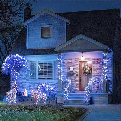 Blue and White
