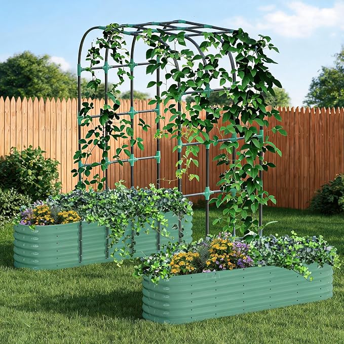 Green w/ Arch Trellis