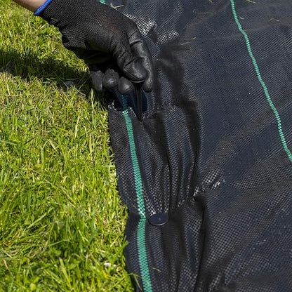Garden fleece ground anchor made of plastic