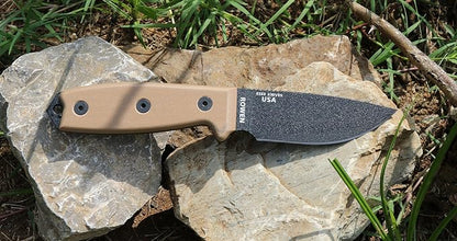 Black Blade/Coyote Brown G10 Handles/Black Sheath