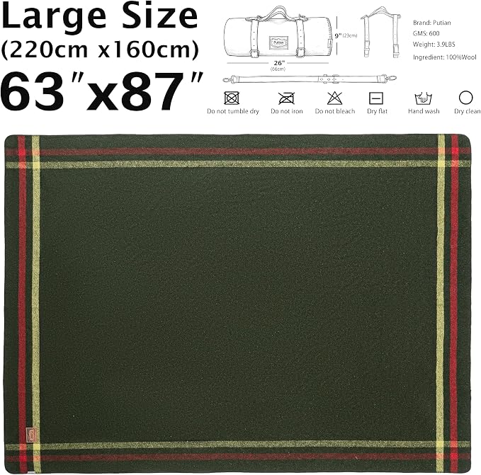 Plaid Pattern Army Green