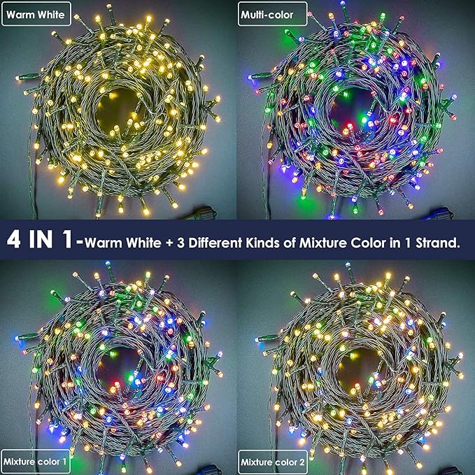 800LED Warm White+Multi-Color