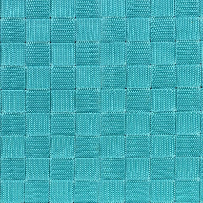 Woven Lid Baskets - Aqua