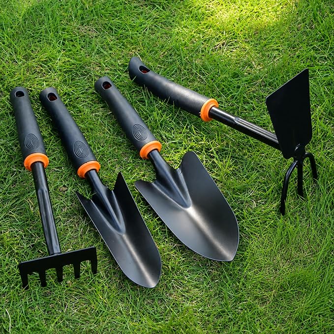 2PCS (Hoe + Large Trowel) Black