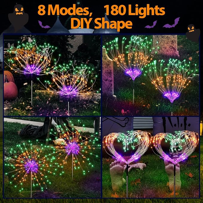 Green, Orange, Purple