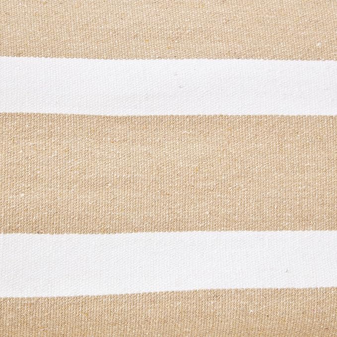 Beige Stripe With Lace